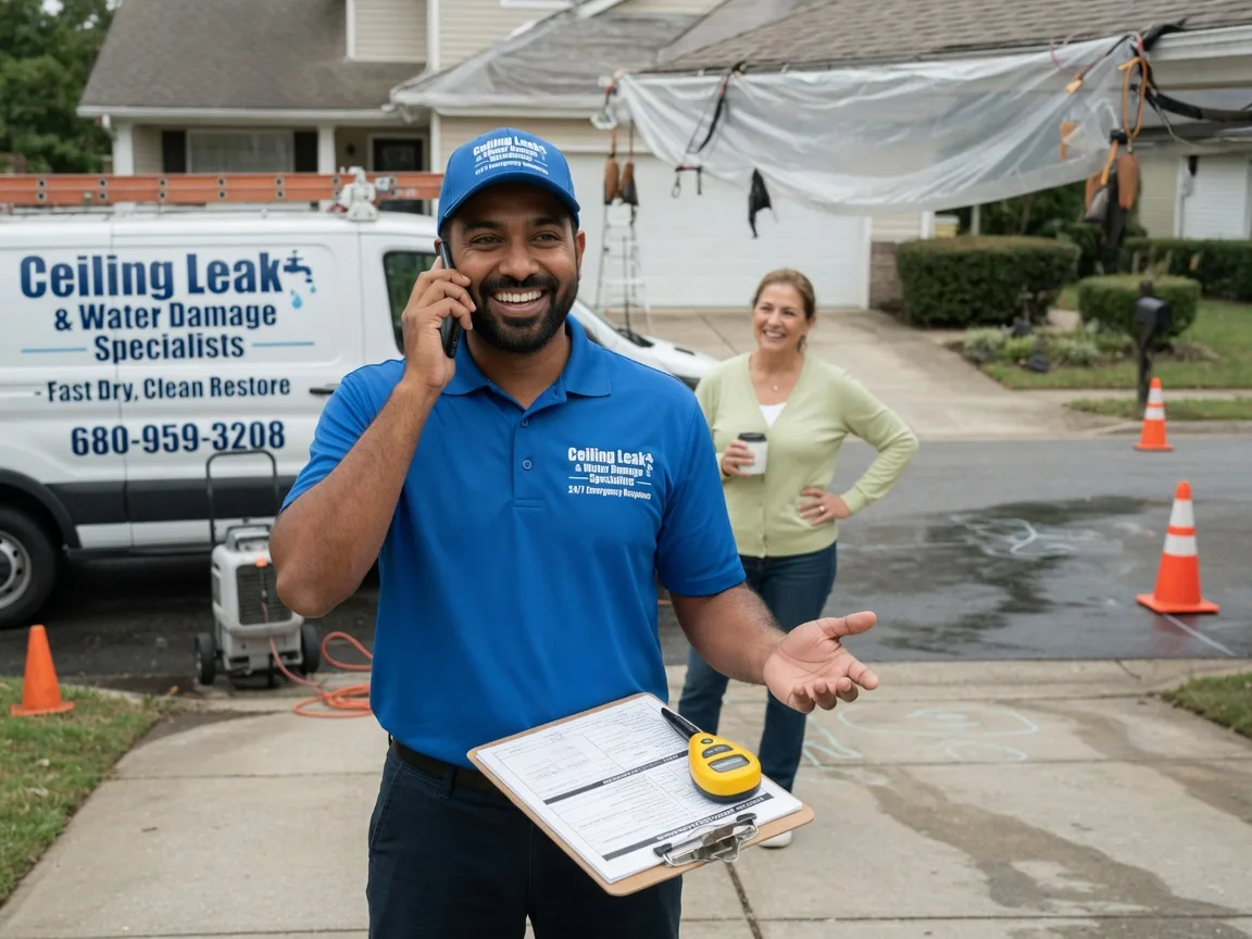 Ceiling Leak Cleanup Skippers, VA FAQs